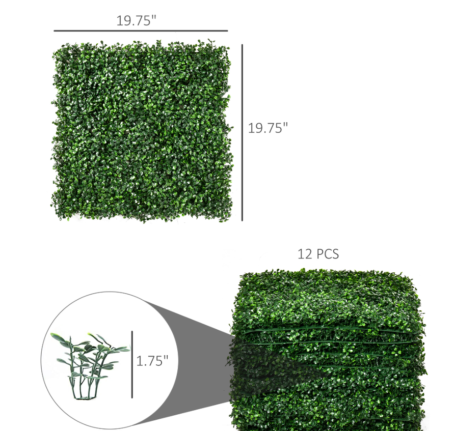 Artificial Grass Tiles (12 pcs)