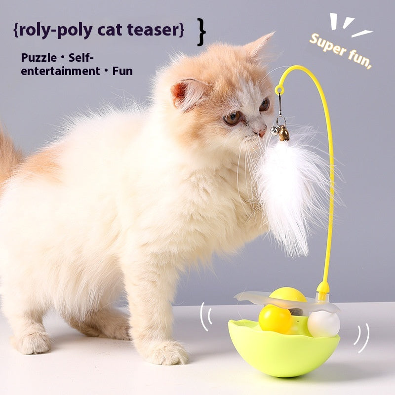 3-in-1 Cat Tumbler Toy