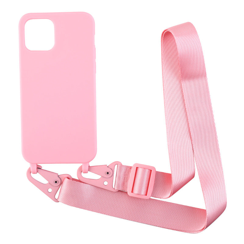 Solid Color Lanyard Case