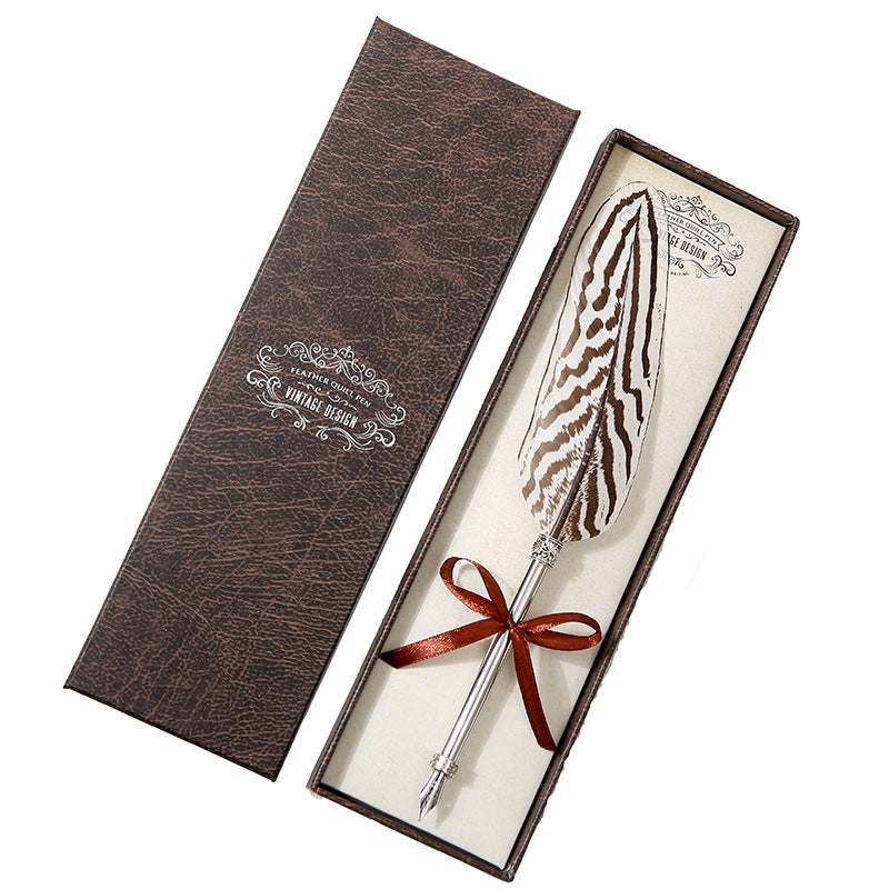 Feather Quill Pen Gift Set
