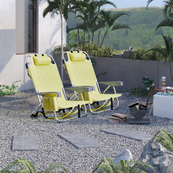Folding Aluminum Beach Chair