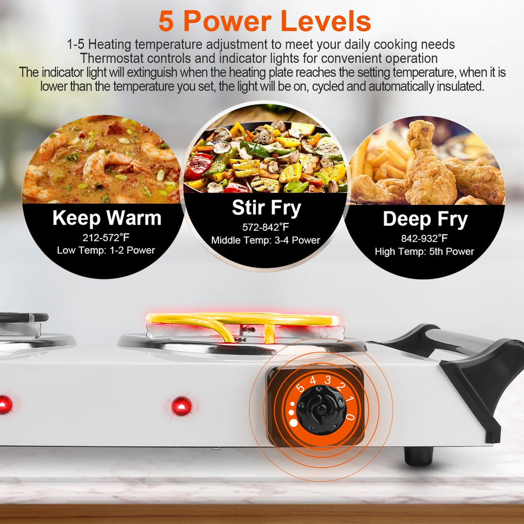 Portable Double Electric Burner