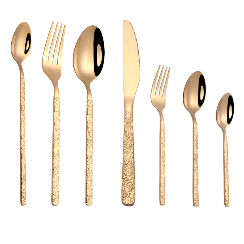 Embossed Steak Cutlery Set (7 pcs)