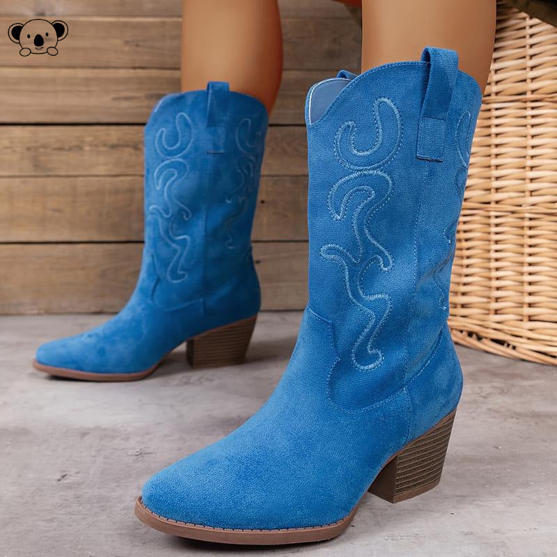 Women's Embroidered Western Boots