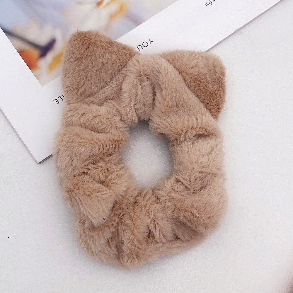 Cat Ear Plush Scrunchie