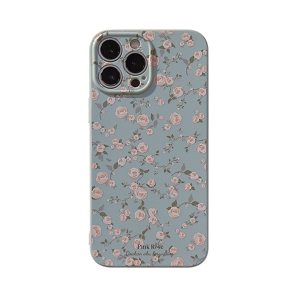 Vintage Embroidered Floral Phone Case
