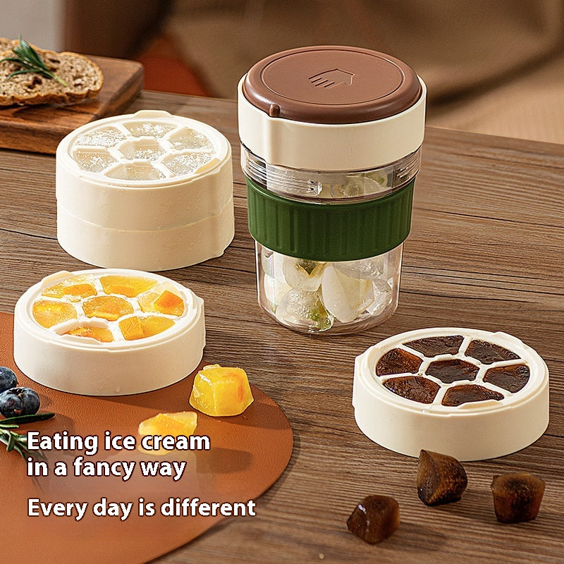 Iced Coffee Cup with Ice Tray
