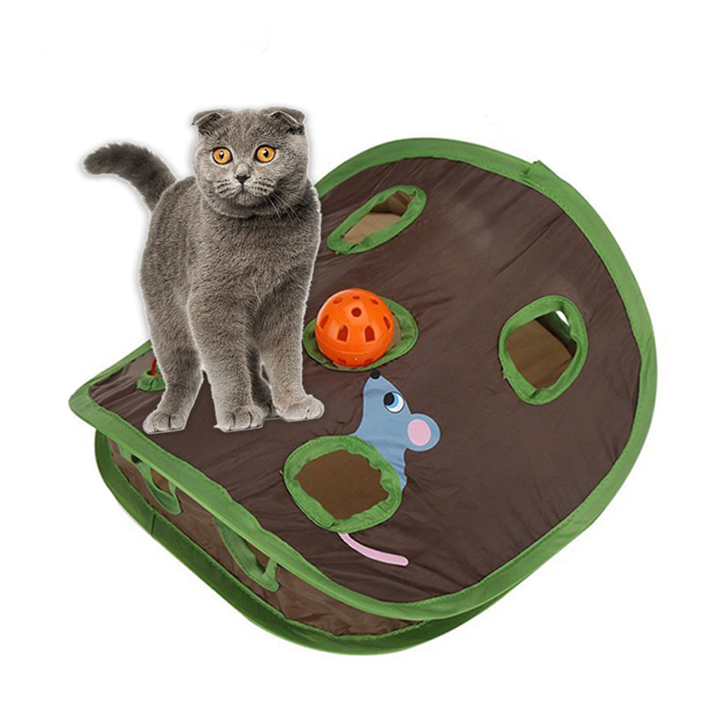 9-Hole Cat Hide & Seek Mat