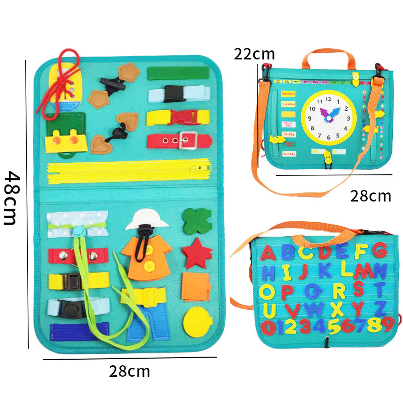 Montessori Felt Busy Book