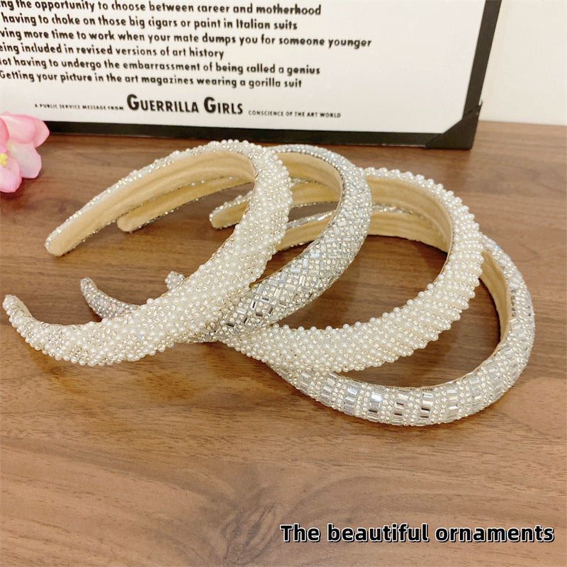 Faux Pearl Headband