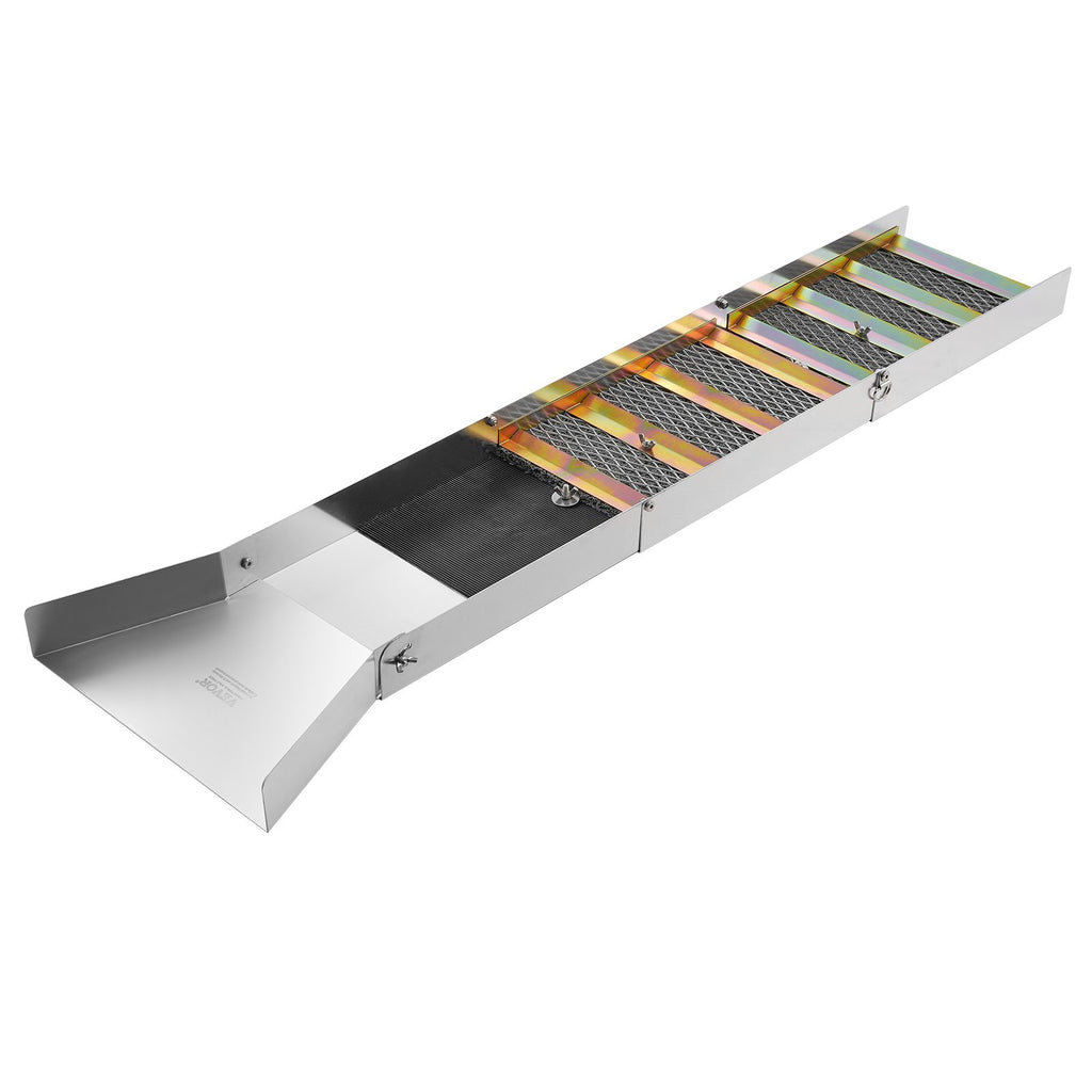 Gold Panning Sluice Box Kit (23 pcs)