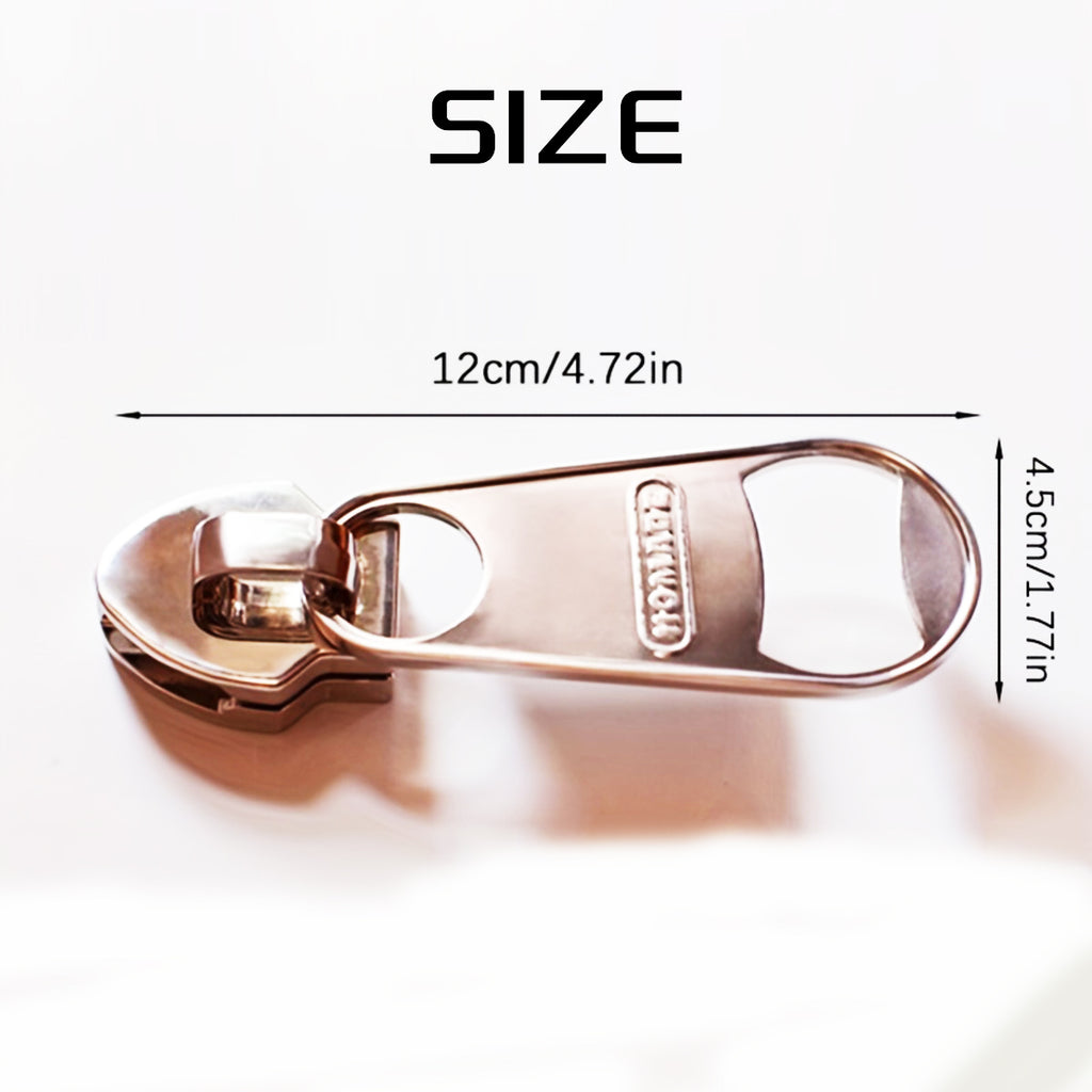 Magnetic Zipper Bottle Opener