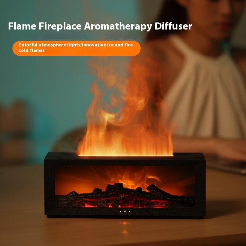 3D Flame Aroma Diffuser