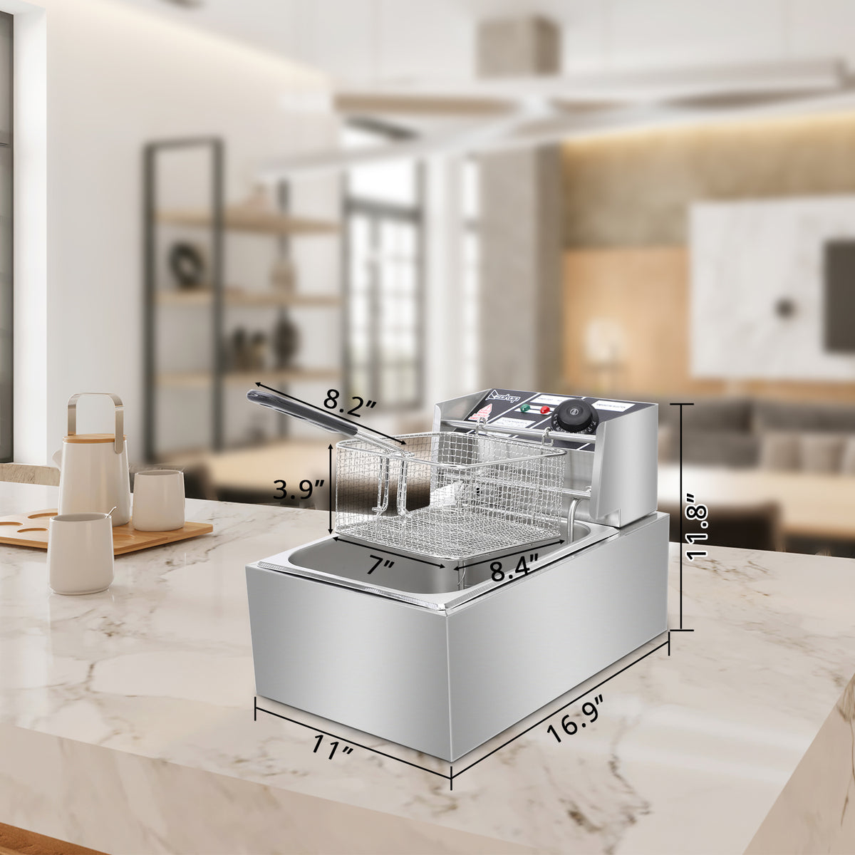 Stainless Steel Electric Deep Fryer