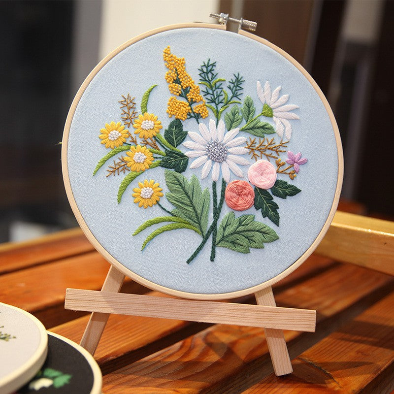 3D Flower Embroidery Kit