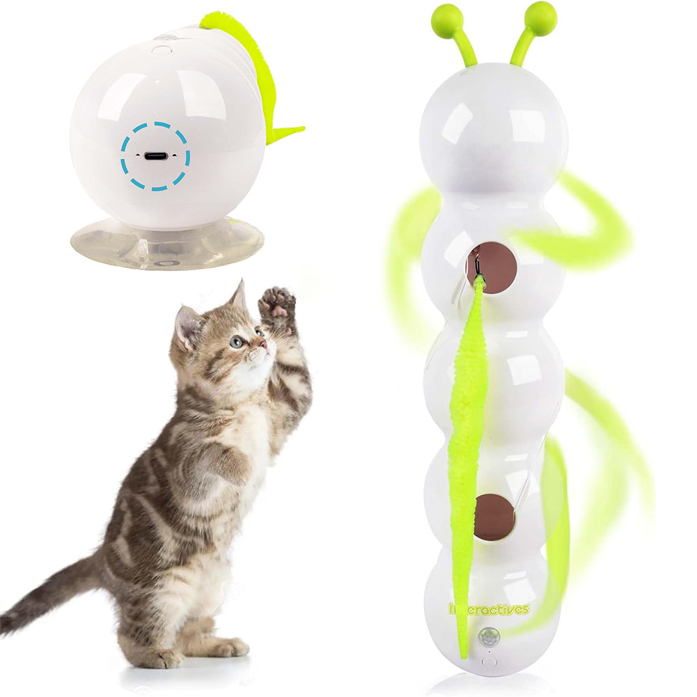 Motion-Activated Wiggly Tail Cat Toy