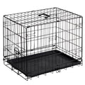 Folding Metal Dog Crate (24–30 in)