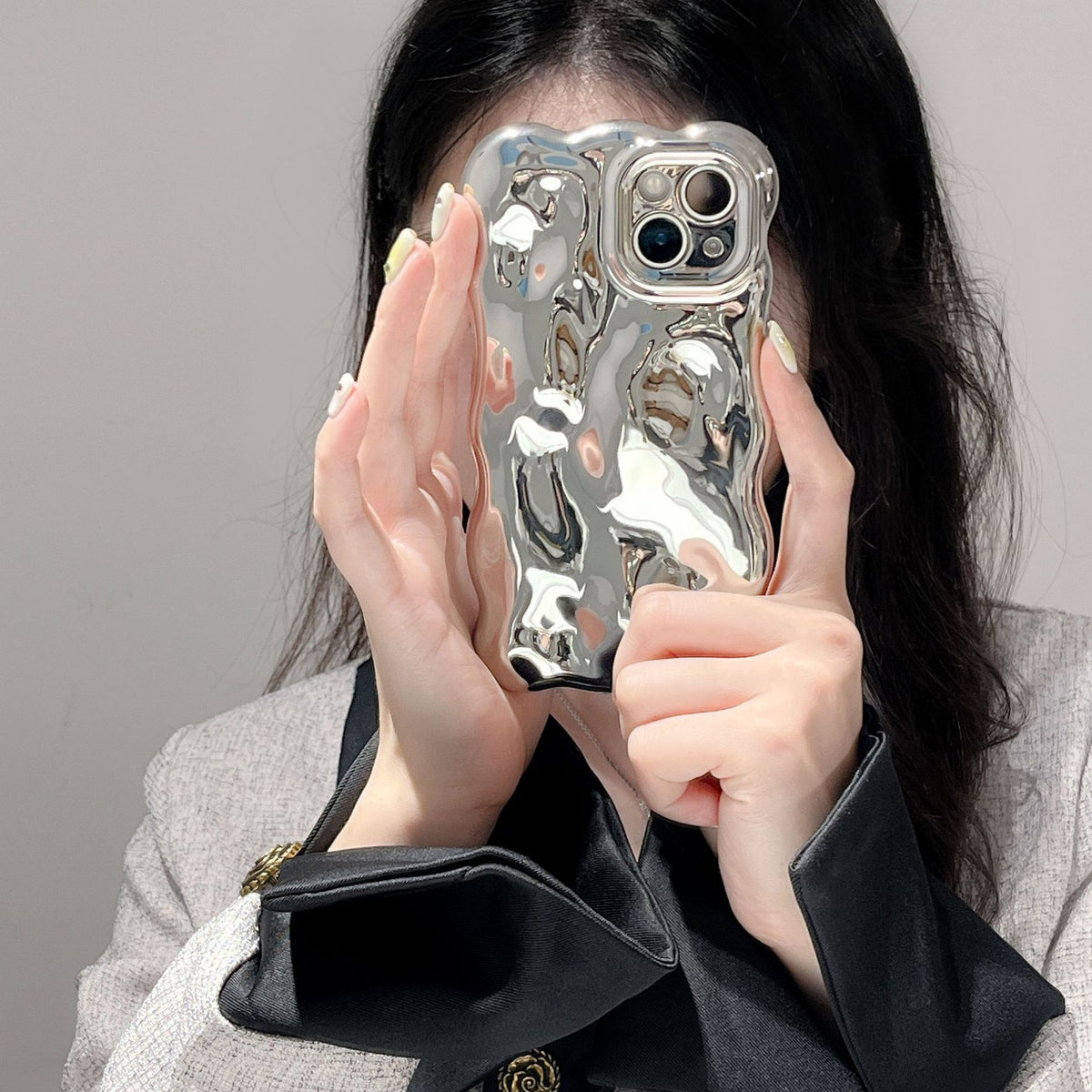 Chrome Bubble iPhone Case