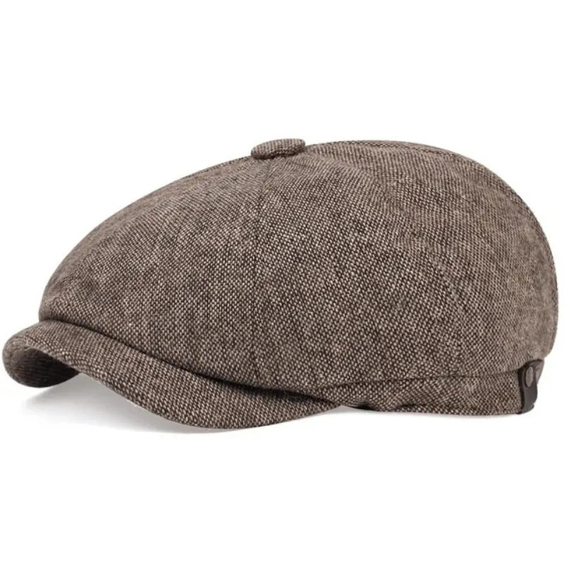 Octagonal Newsboy Cap