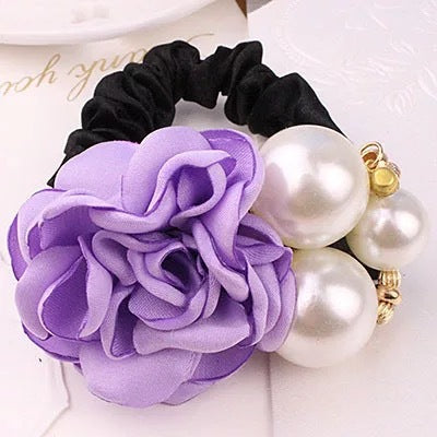 Handmade Camellia Hair Tie
