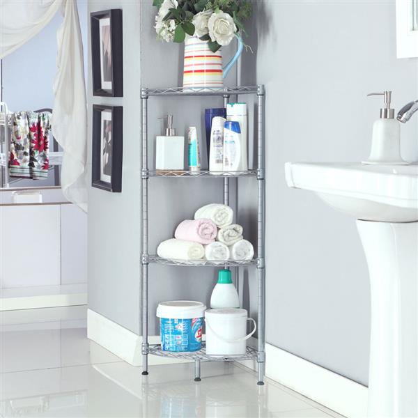 4-Tier Corner Storage Rack