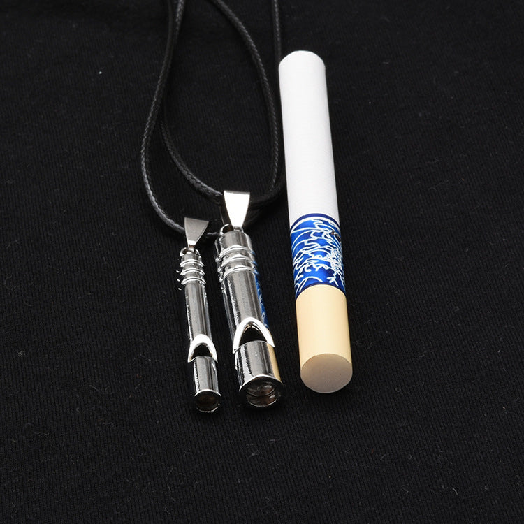 Steel Whistle Keychain