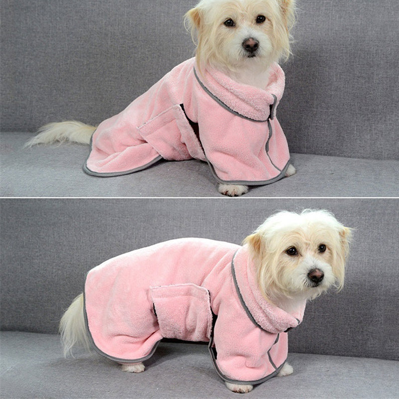 Quick-Dry Pet Bathrobe