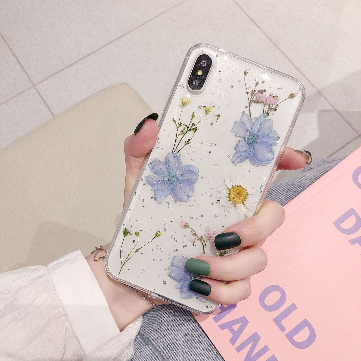 Real Pressed Flower Phone Case