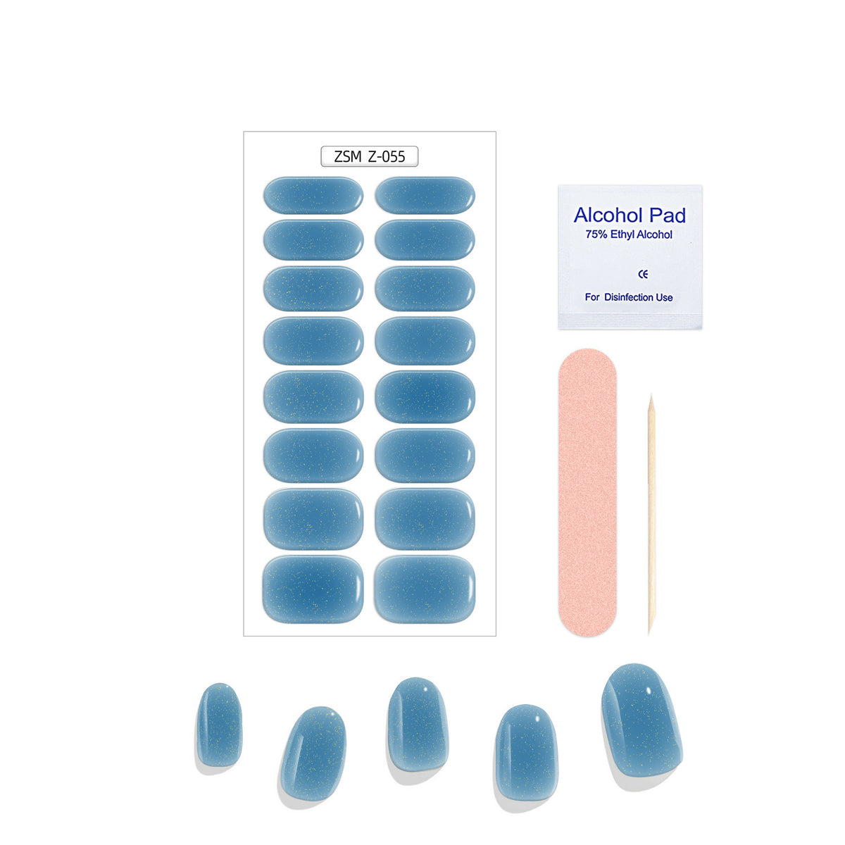 Glitter Gel Nail Strips