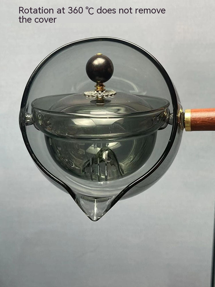 Glass Teapot with Rotating Infuser