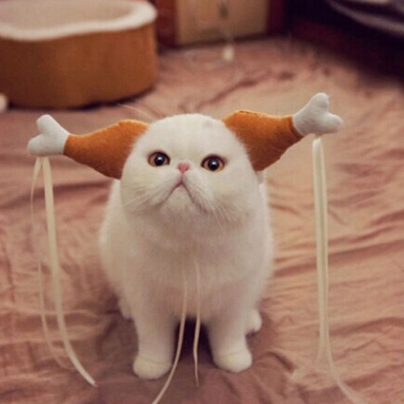 Chicken Drumstick Pet Hat
