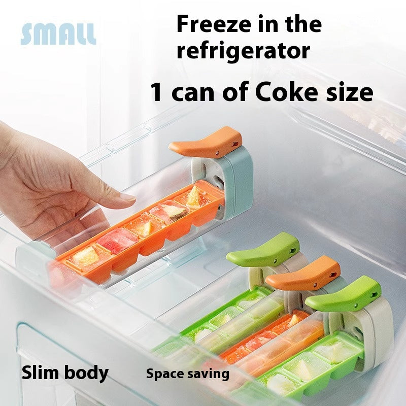 Press-Release Ice Tray with Bin
