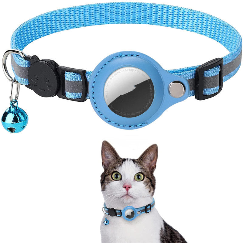 Reflective Collar with AirTag Holder