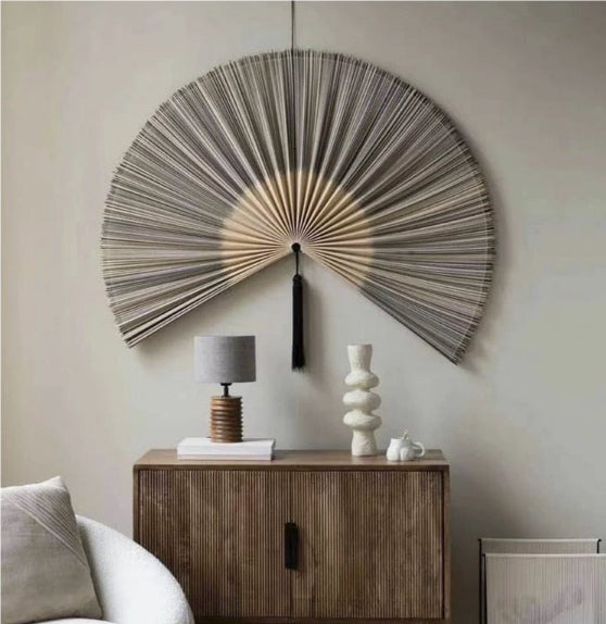 Decorative Bamboo Wall Fan
