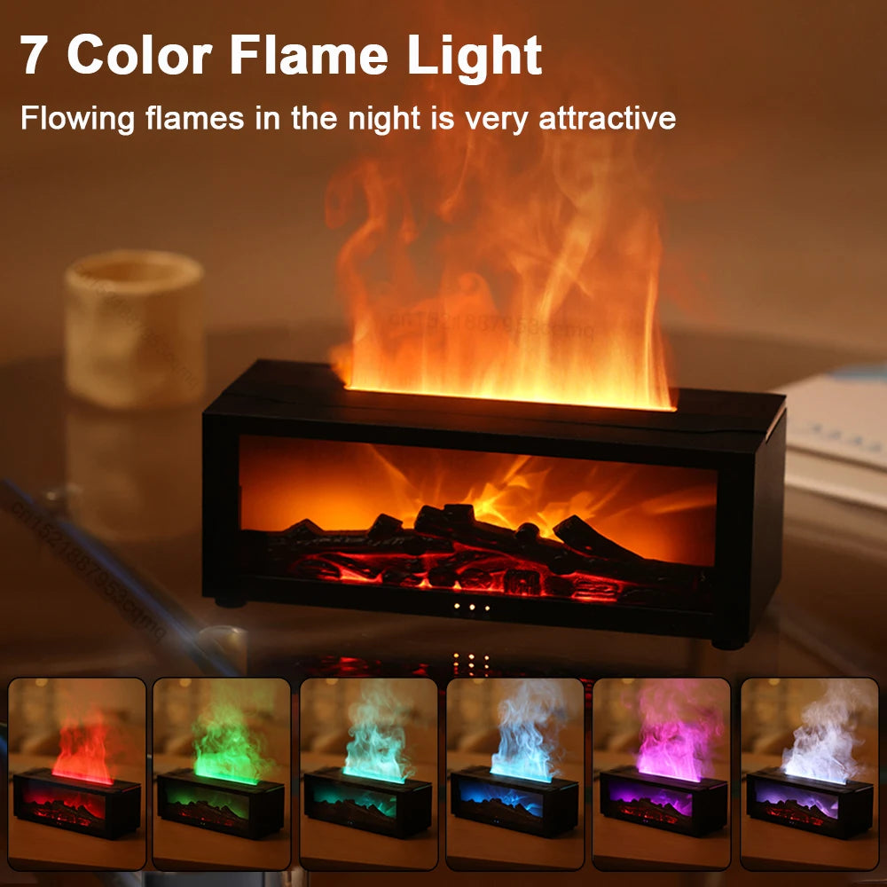3D Flame Aroma Diffuser