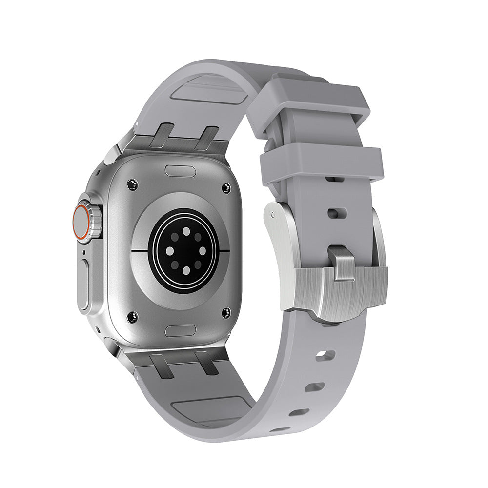 Two-Tone Silicone Smartwatch Band