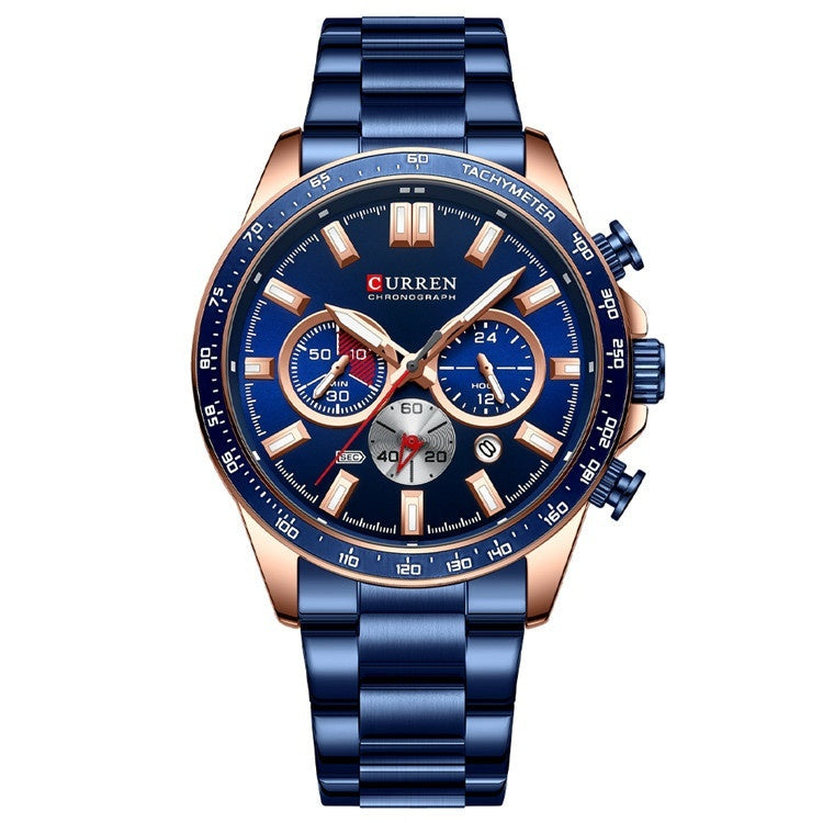 Men's Stainless Steel Date Watch
