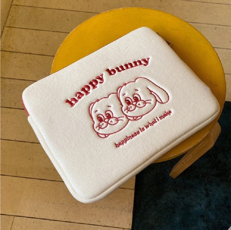 Cute Embroidered Laptop Sleeve