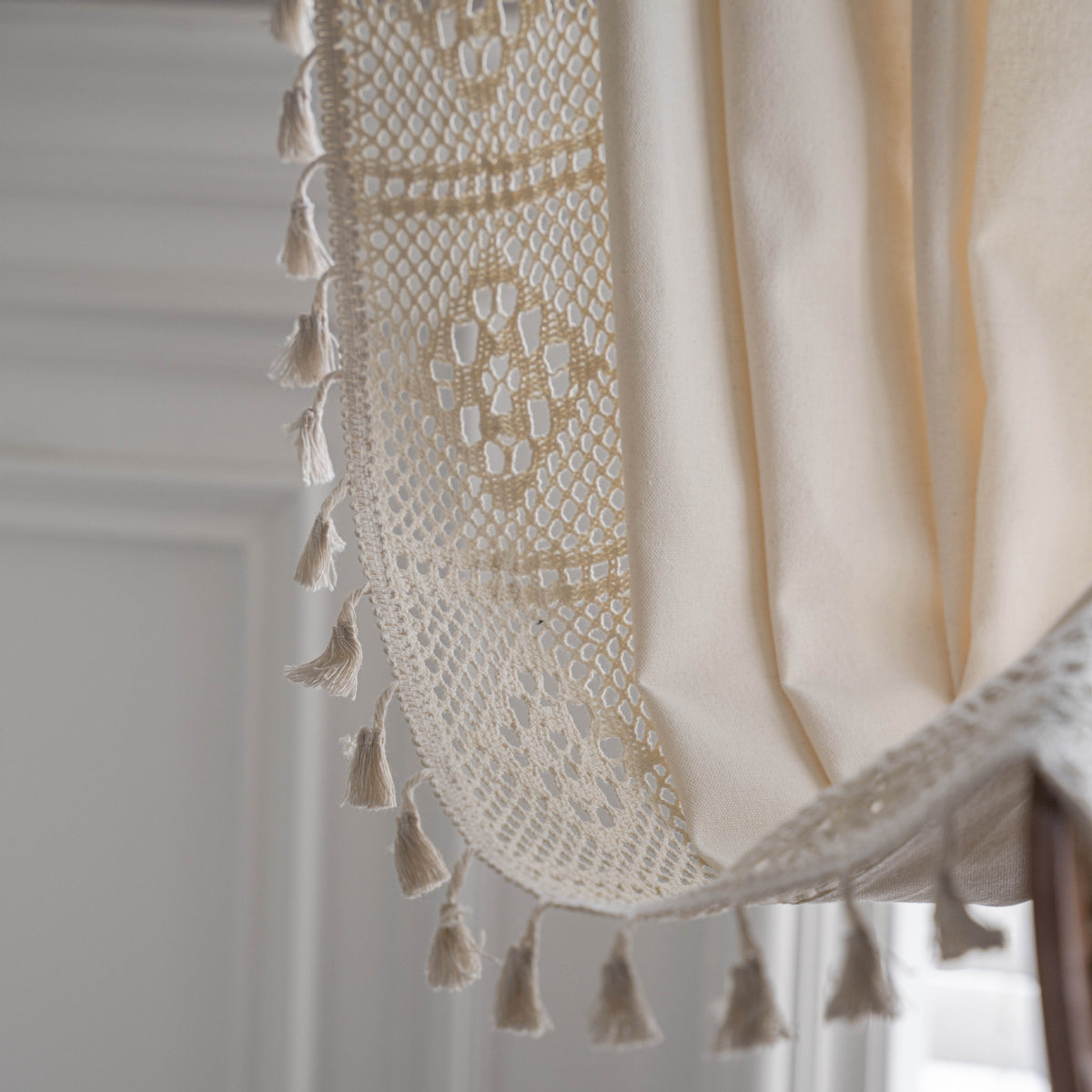 Crochet Café Curtain