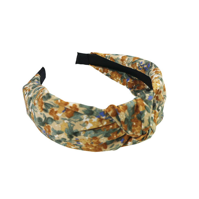 Wide Printed Fabric Headband