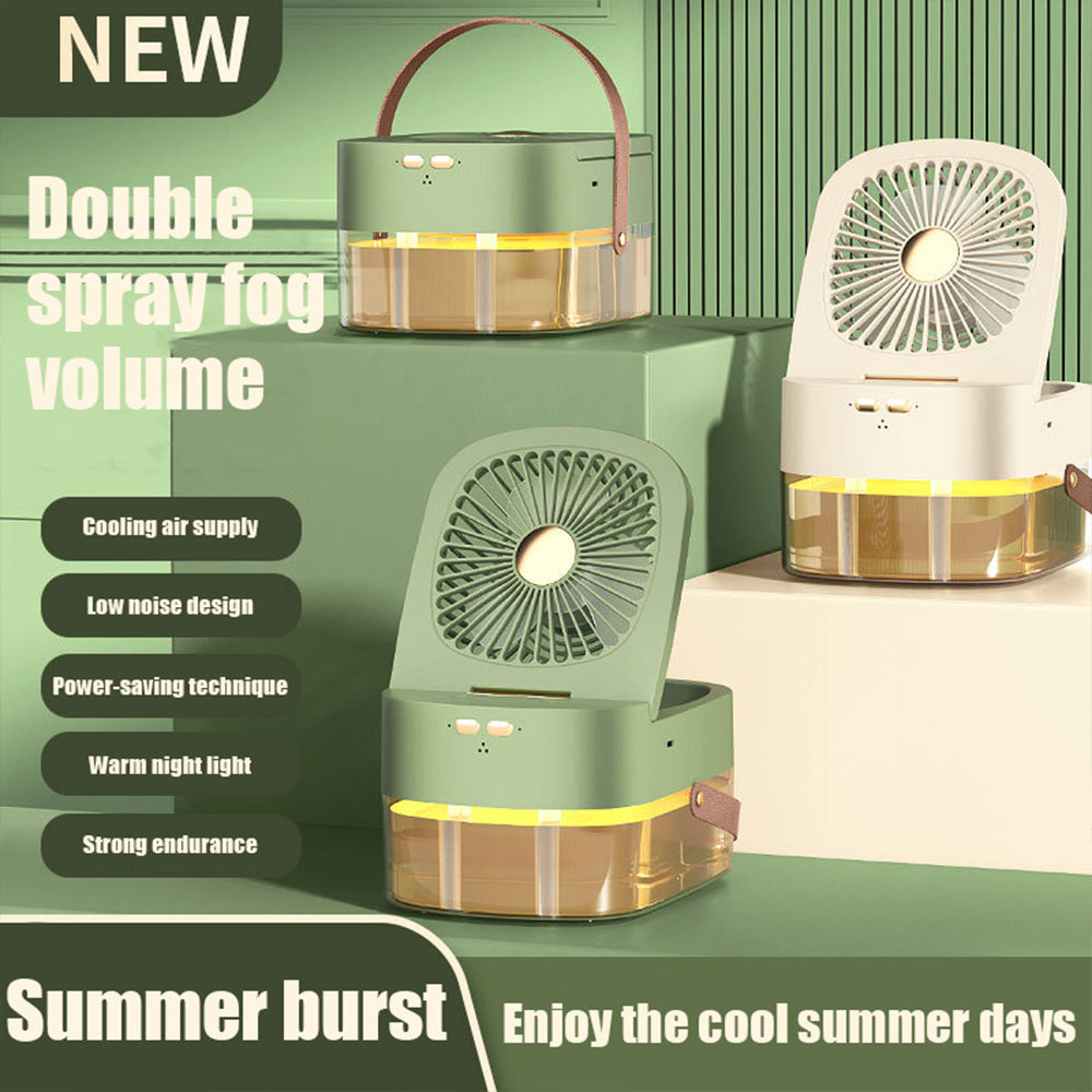 Mini Misting Desk Fan