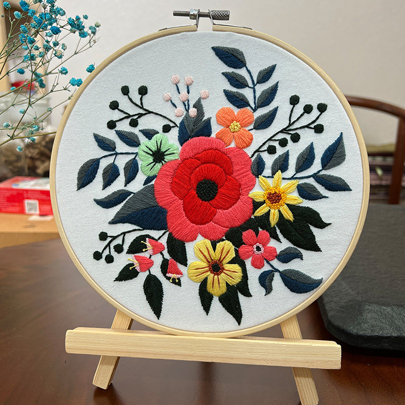 3D Flower Embroidery Kit