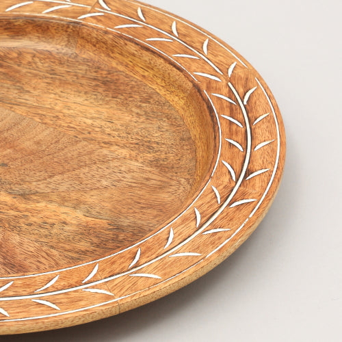 Handcrafted Wood Charger Plate