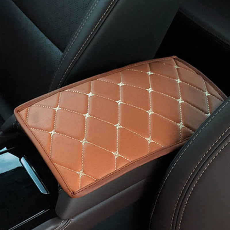 Leather Center Console Armrest Cover