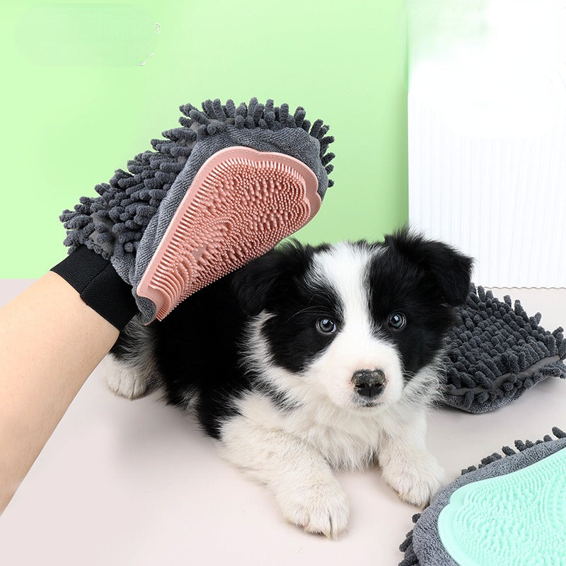 2-in-1 Pet Bath & Drying Glove