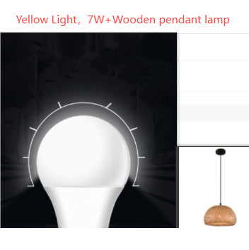 Woven Bamboo Pendant Light
