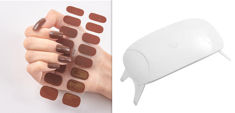 Letter Design Nail Stickers