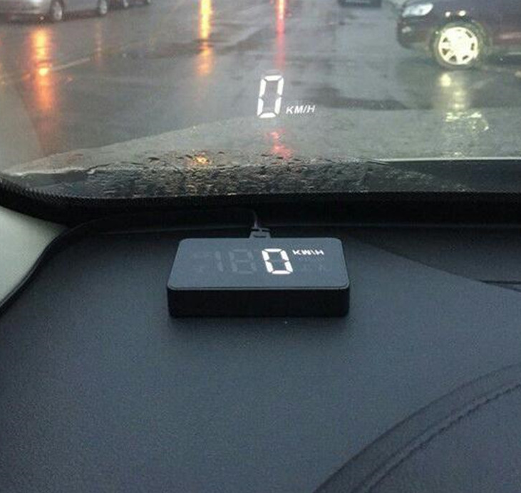 Car Head-Up Speed Display