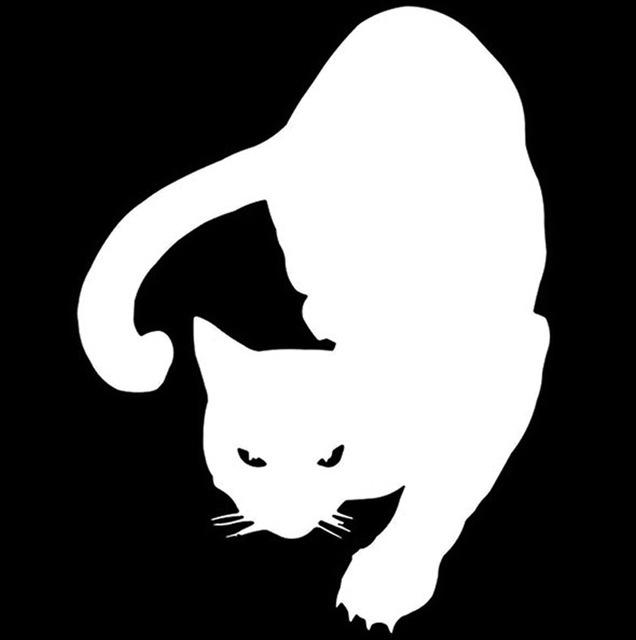 Cat Reflective Car Sticker