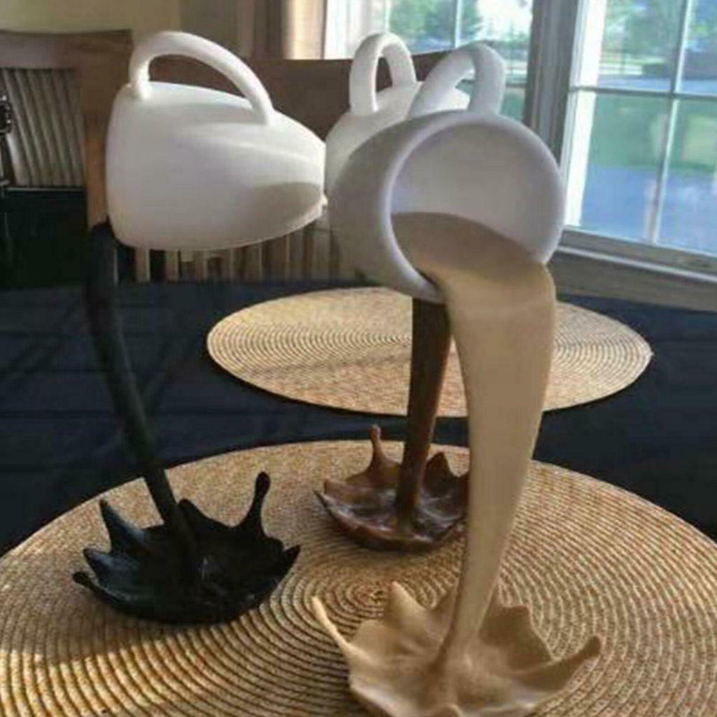 Floating Coffee Cup Sculpture
